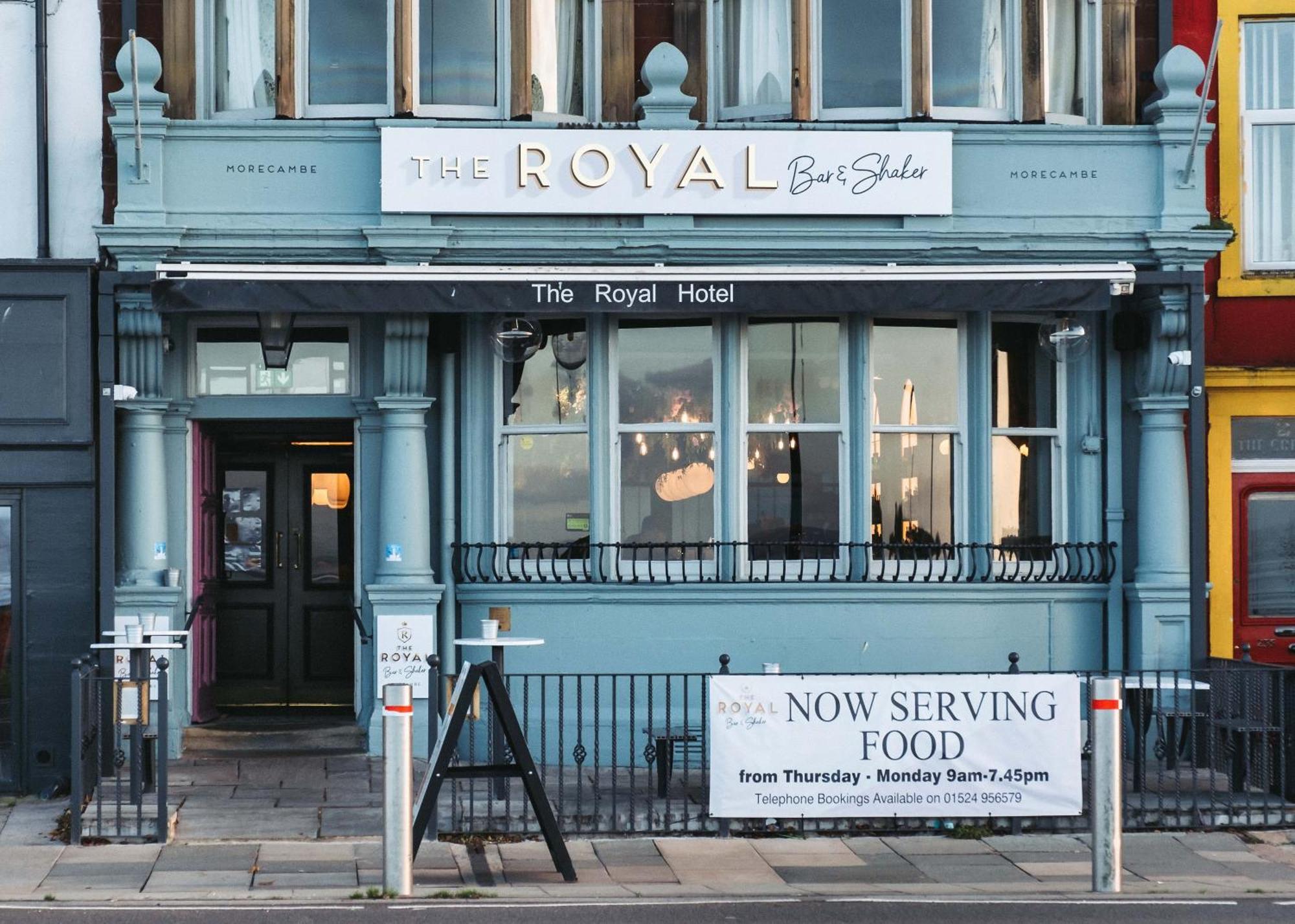 The Royal Bar & Shaker Hotell Morecambe Exteriör bild